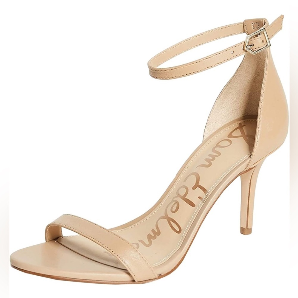 Sam Edelman Beige Ankle Strap Sandals